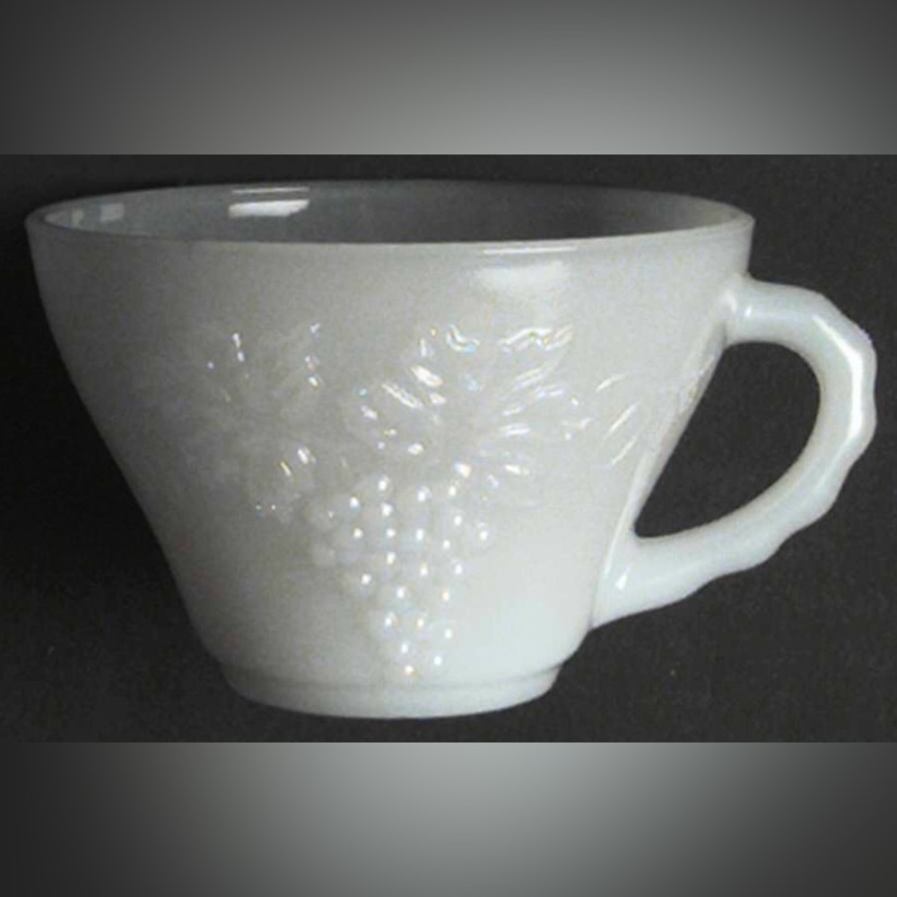 Set of 10 Vintage Milk Glass Punch Cups (willing to break up set)